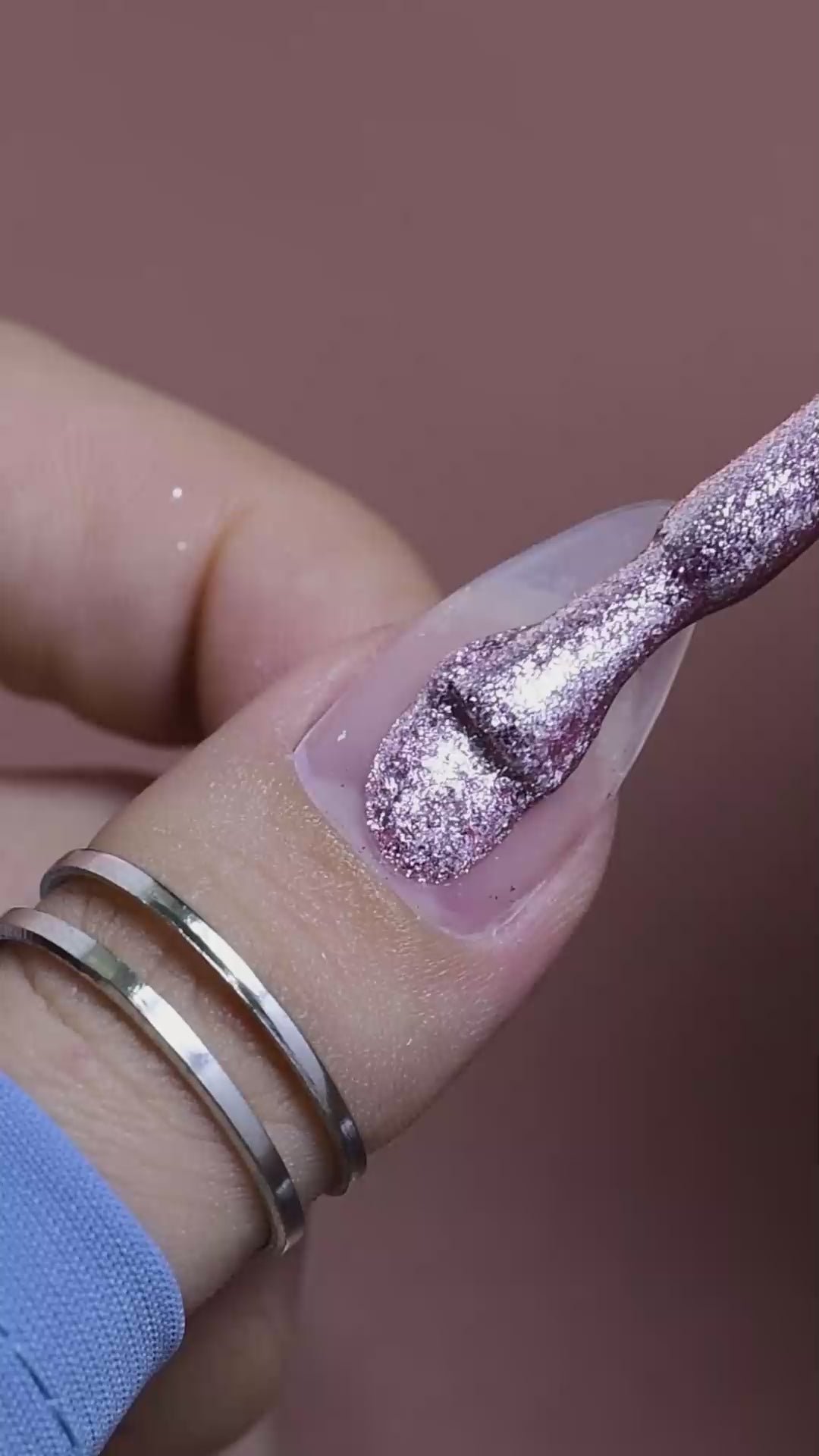 pink sugar calyx london glitter gel polish 