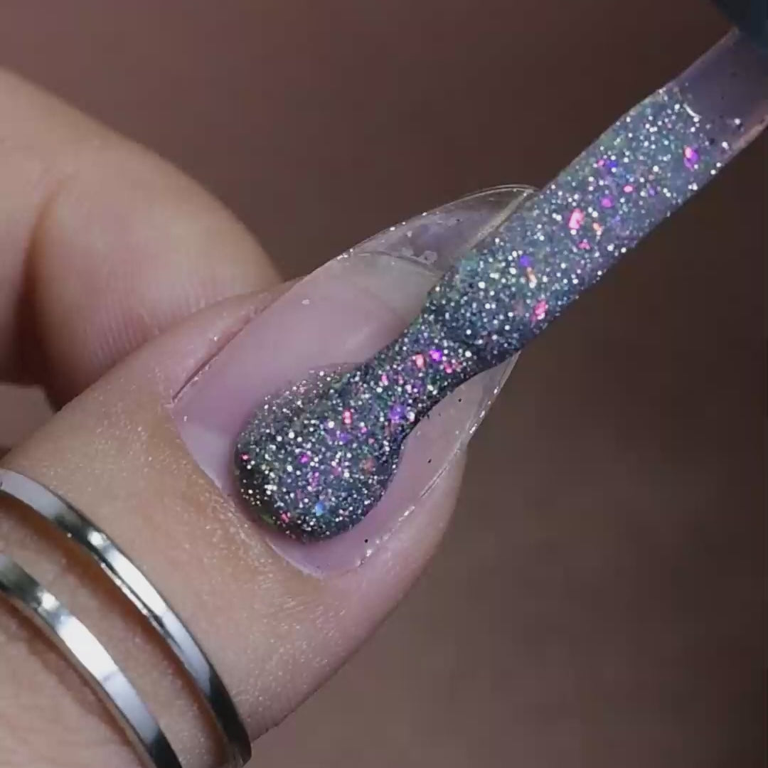 calyx london UV glitter gel polish