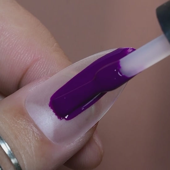 calyx london midnight crush uv gel polish purple