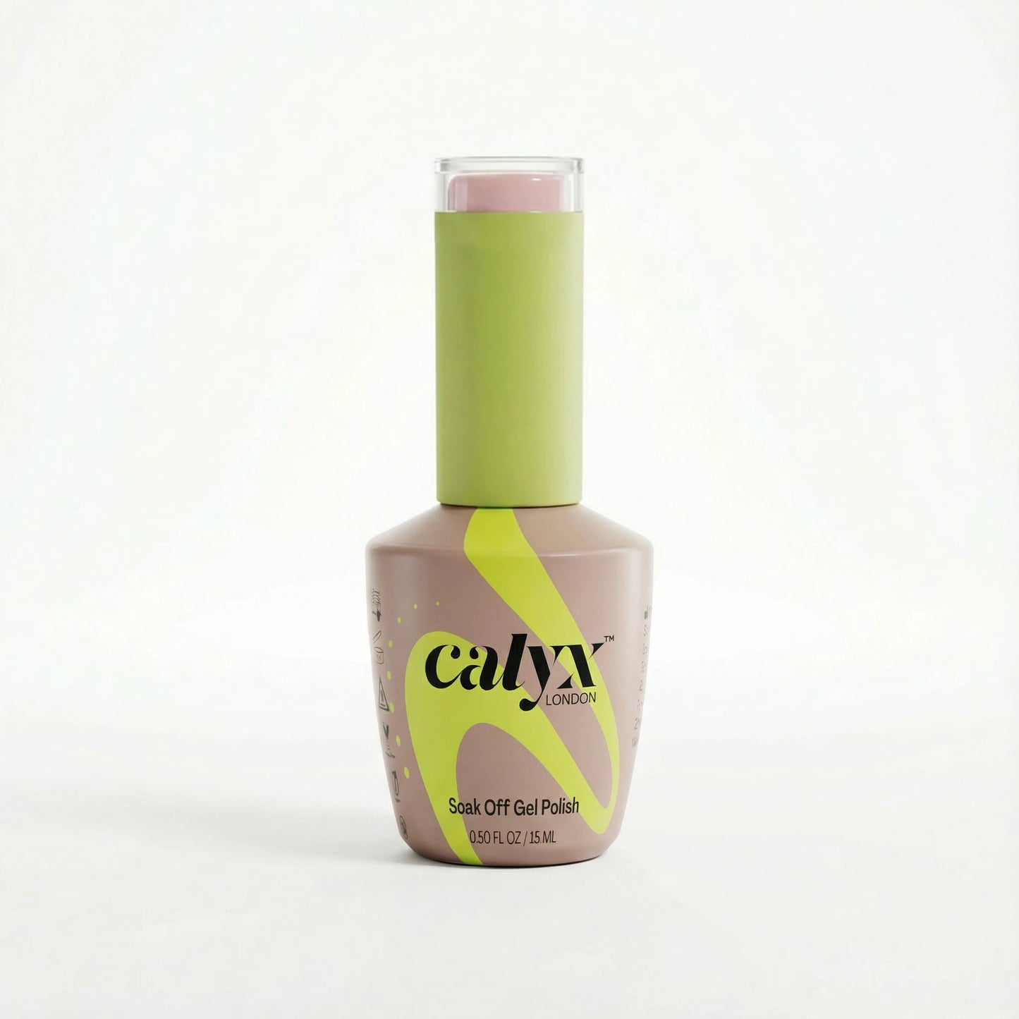 calyx london salmon orange gel polish 