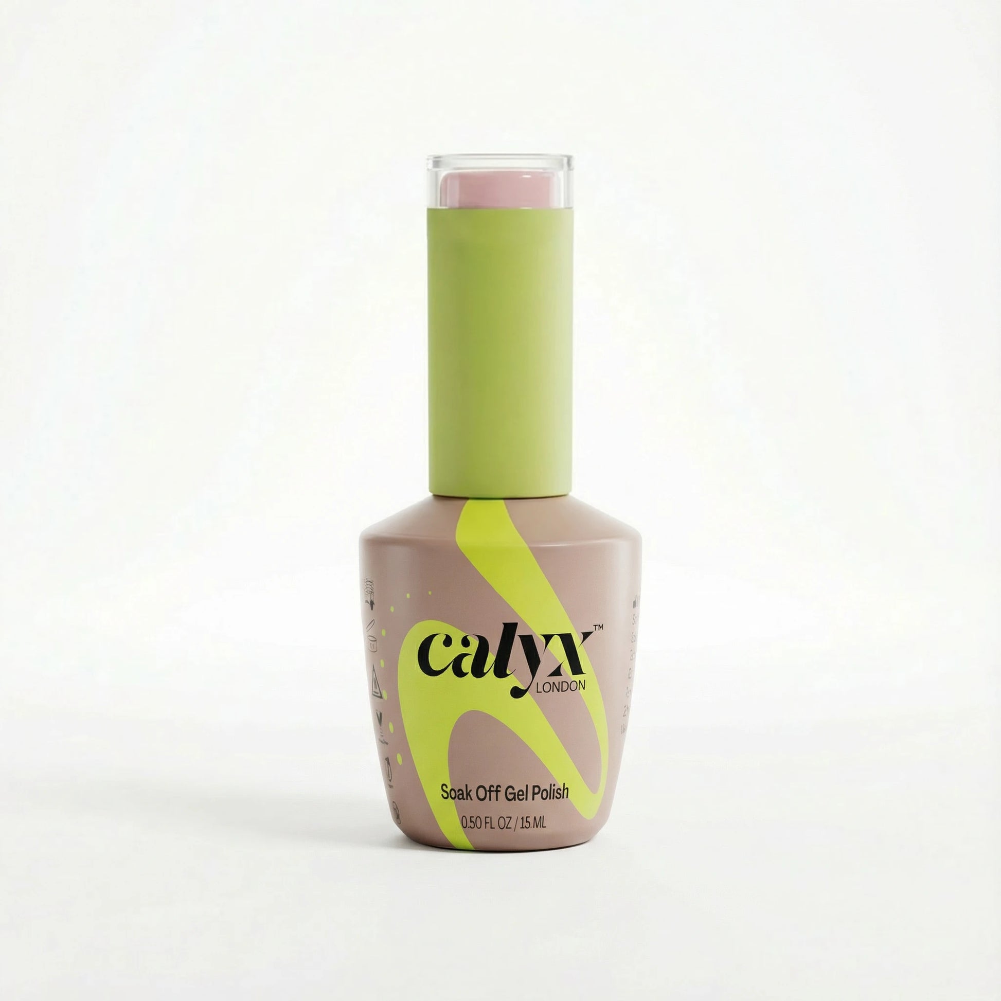 calyx london salmon orange gel polish 