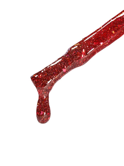 calyx london uv gel polish scarlett confetti
