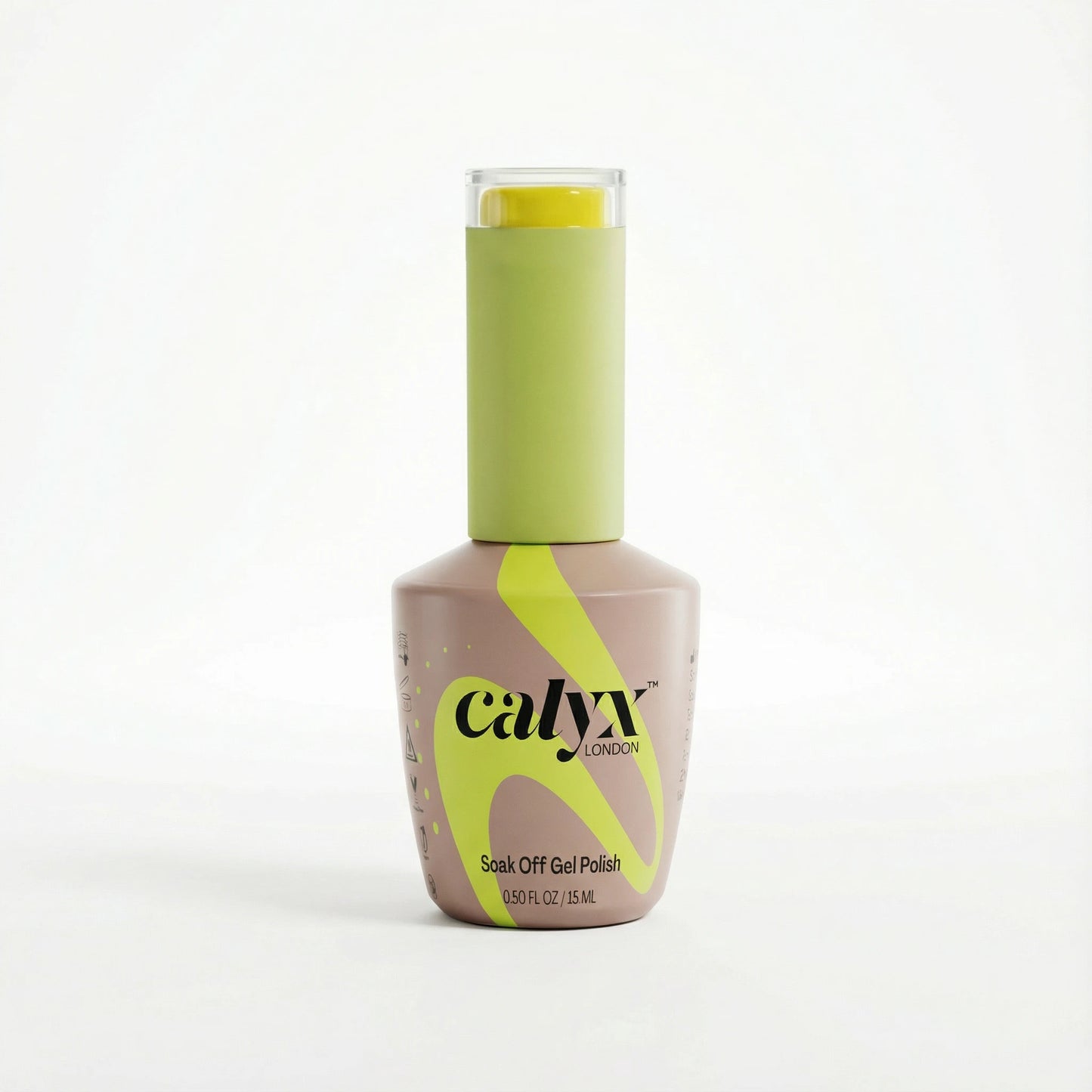 calyx london sunny zest yellow gel polish 