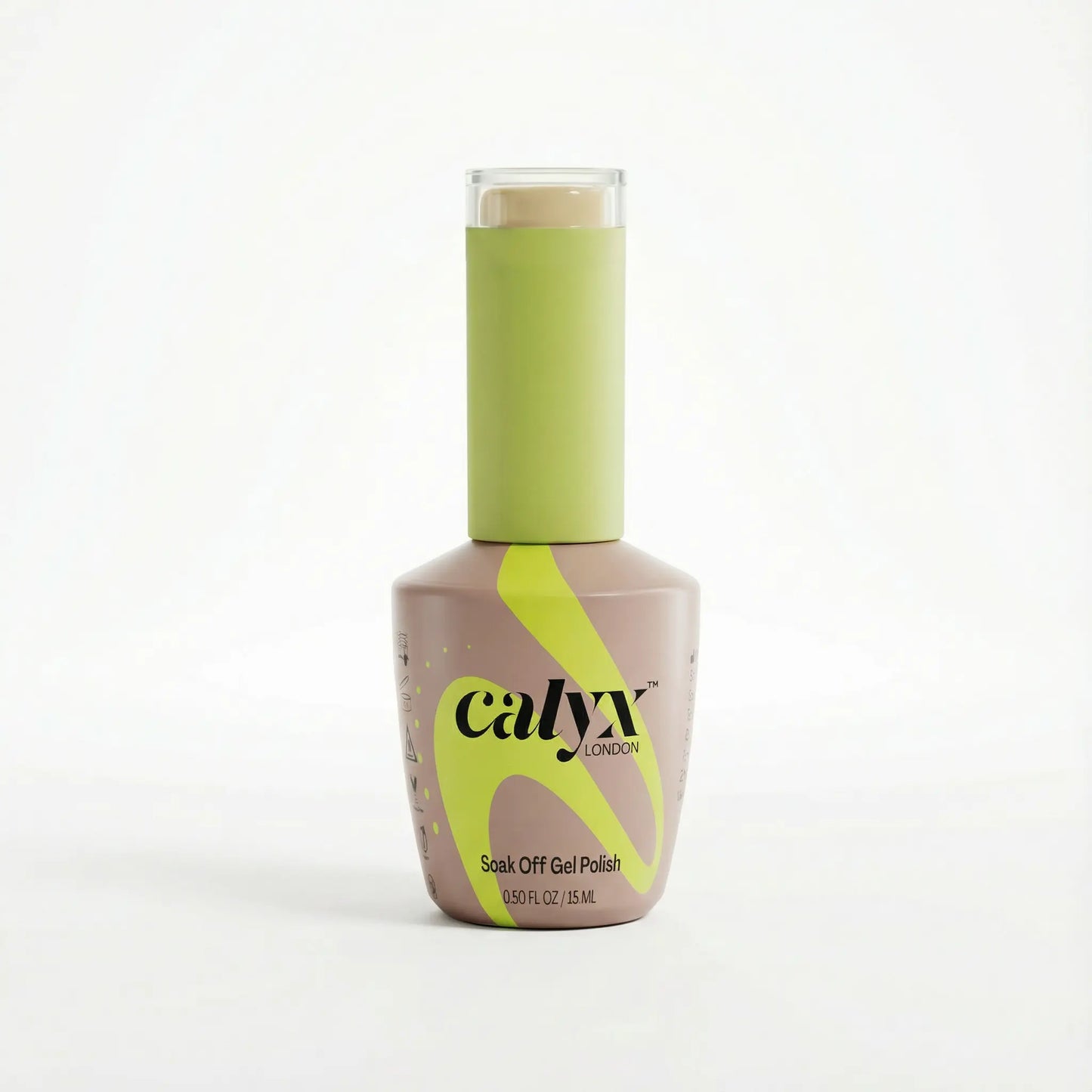 calyx london yellow silk gel polish 
